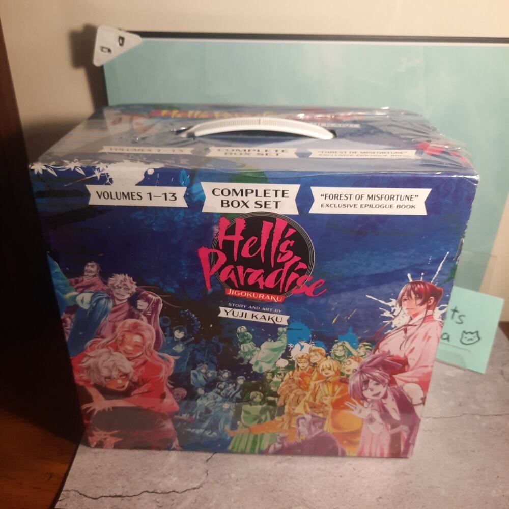 📖 Hell's Paradise Vol. 1-13 Compete Box Set English Manga Shrink Wrapped New